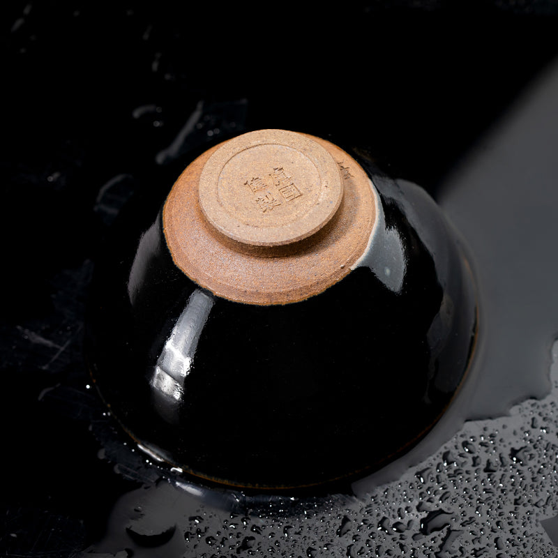 LU GUO WEI Handmade Hundred Flower Tea Bowl