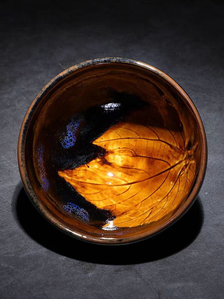 CAI BIN LONG Handmade Hundred Flower Tea Bowl