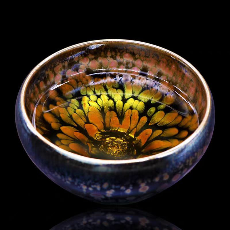zhengyong Purple Gold Flower Master's Cup Porcelain